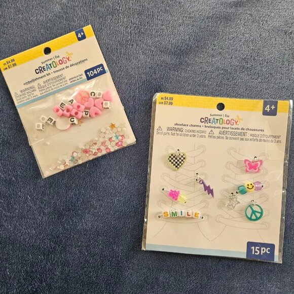 Creatology Kid's Shoelaces Charms & Embellishment Kit‎ Crafts Set - NEW - Picture 1 of 5